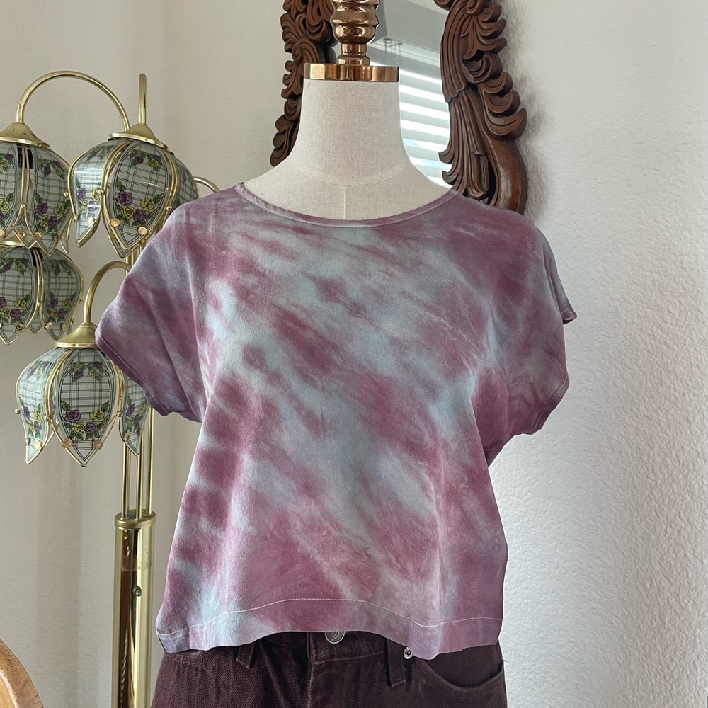 NWT Hand Dyed Silk Top
